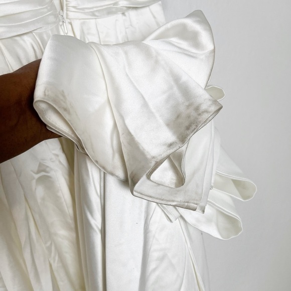 Mac Duggal Sleeveless Faux Wrap Draped Gown - Picture 9 of 10